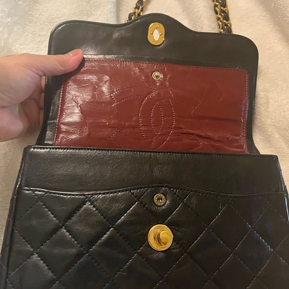 Vintage Black Chanel mini Double Flap - Picture 10 of 14